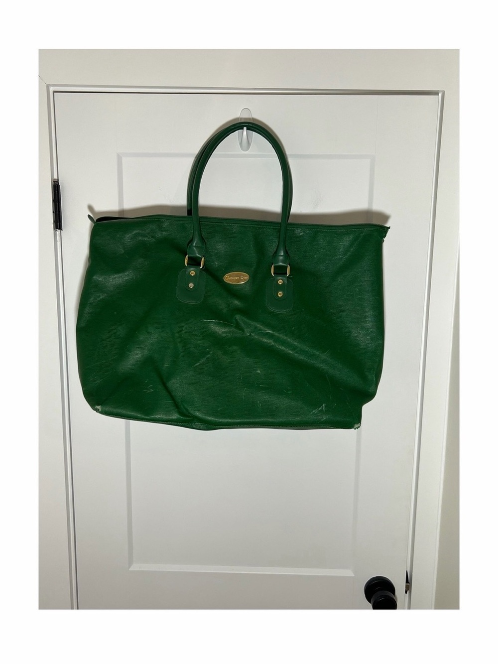 Christian Dior Promo Duffle Bag XXL Vintage Thrashed
